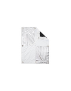 8 x 8 Lame Silver White S