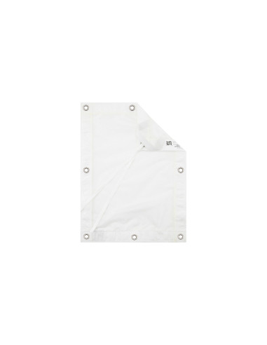 20x20 Grid Cloth Quarter White Silent