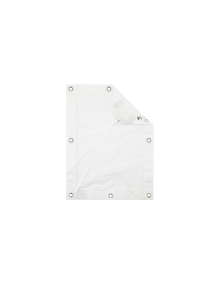 20x20 Grid Cloth Quarter White Silent