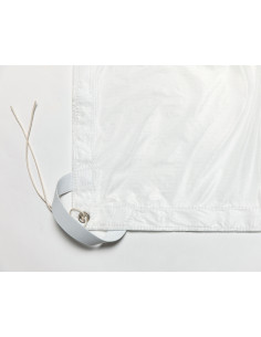 20 x 20 Grid Cloth Quarter, White (Silent) M