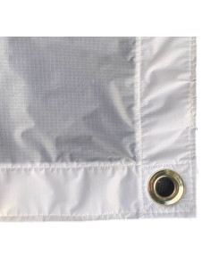 20 x 20 Grid Cloth Half (Light), White (Silent) M