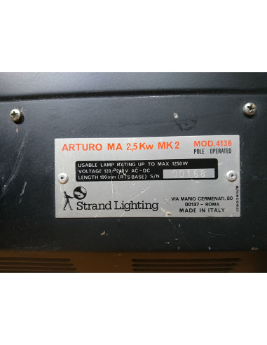 QuartzColor 4101 Arturo 5kw Pole Operated Studio Light